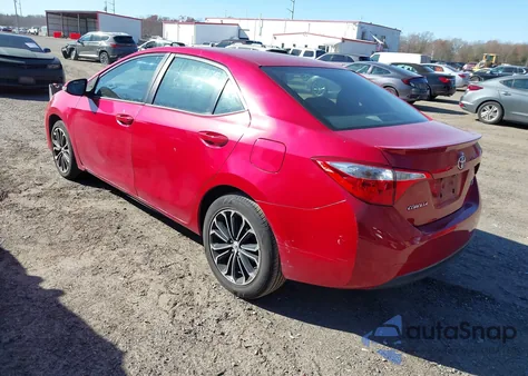 2015 Toyota Corolla S Plus from USA, damaged, VIN 2T1BURHEXFC230466